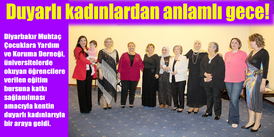 Duyarlı kadınlardan anlamlı gece!