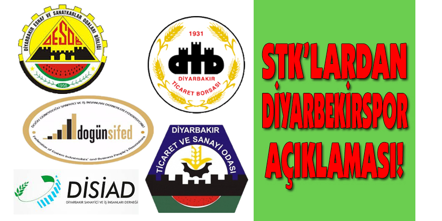 STK’LARDAN DİYARBEKİRSPOR AÇIKLAMASI!