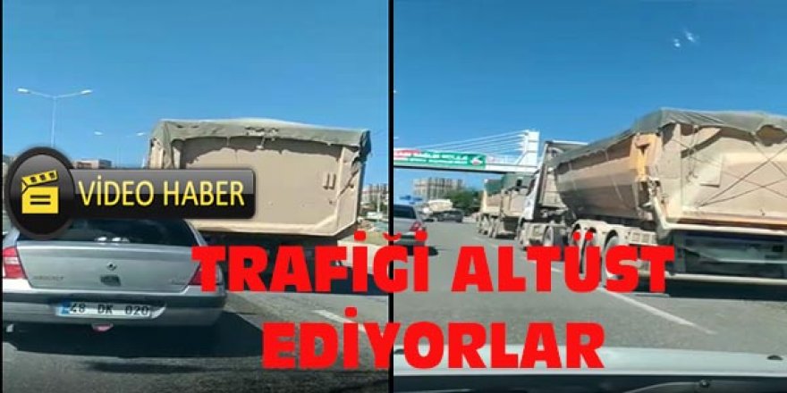 Trafiği altüst ediyorlar