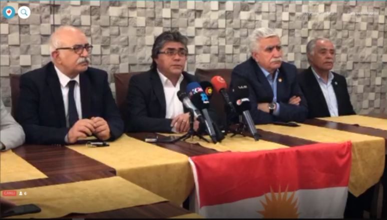 CANLI YAYIN...Kürt partileri HDP ile yürüttükleri ittifak görüşmelerinin sonucunu açıklıyor.