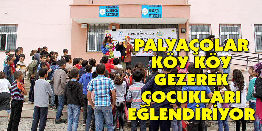 KÖY KÖY GEZEREK ÇOCUKLARI EĞLENDİRİYOR