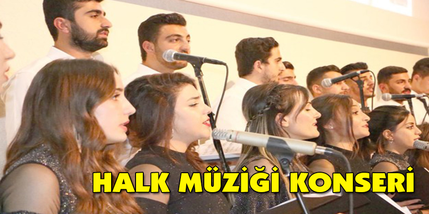Öğrencilerden halk müziği konseri