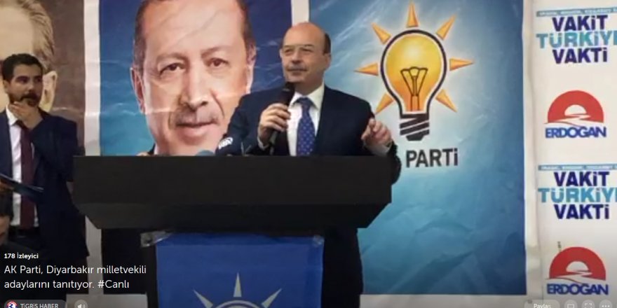 CANLI YAYIN...  AK Parti, Diyarbakır milletvekili adaylarını tanıtıyor.
