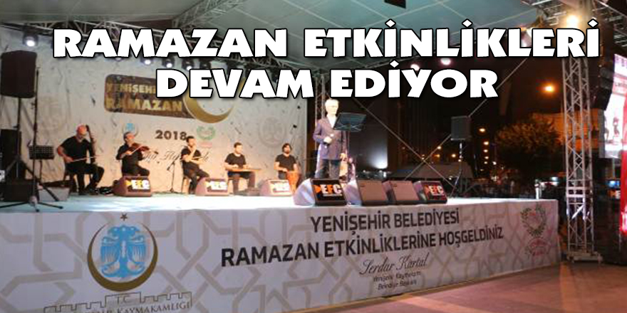 Ramazan etkinlikleri devam ediyor