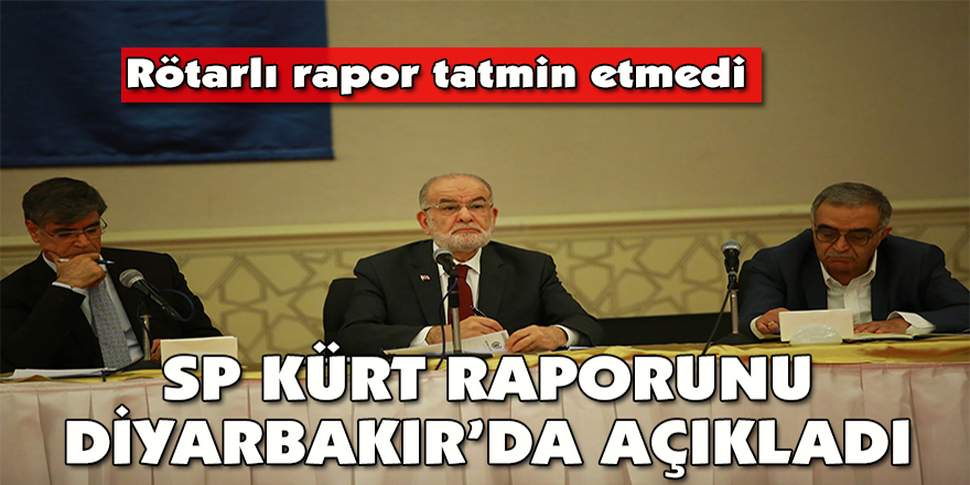 SP Kürt raporunu Diyarbakır’da açıkladı
