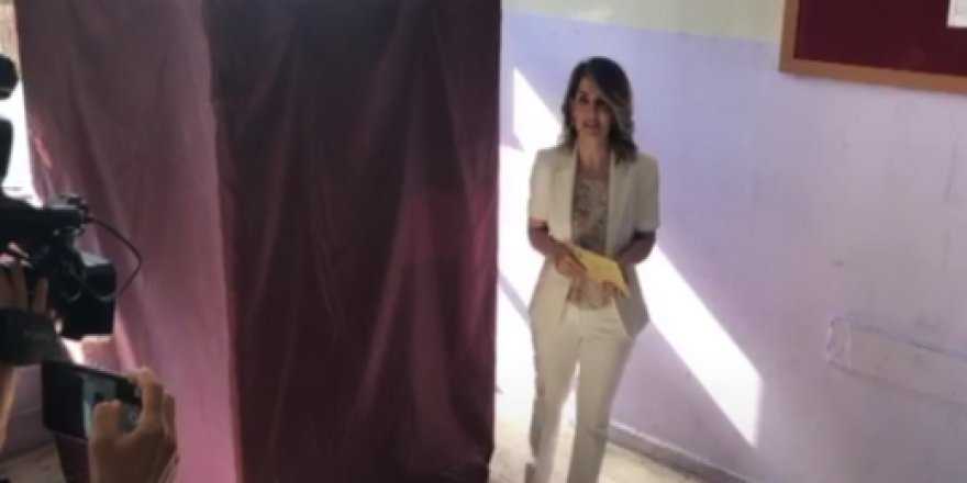 CANLI...  Cumhurbaşkanı adayı Selahattin Demirtaş’ın eşi Başak Demirtaş oyunu kullanıyor…