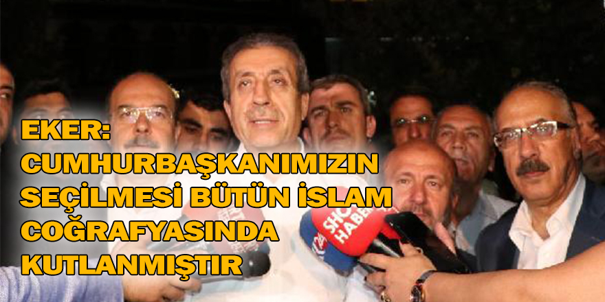 Eker, partisinin Diyarbakır'dan 3 milletvekili çakırdığını belirtti