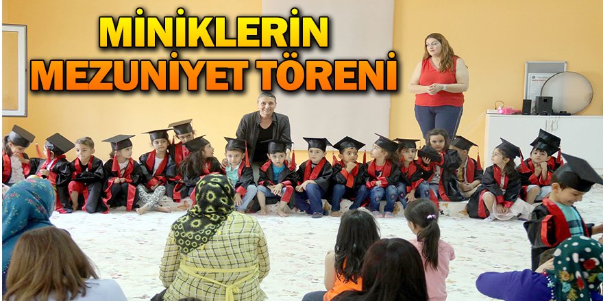 Solin’de miniklere yılsonu sergisi ve mezuniyet töreni düzenledi