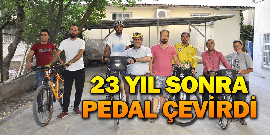 23 YIL SONRA PEDAL ÇEVİRDİ
