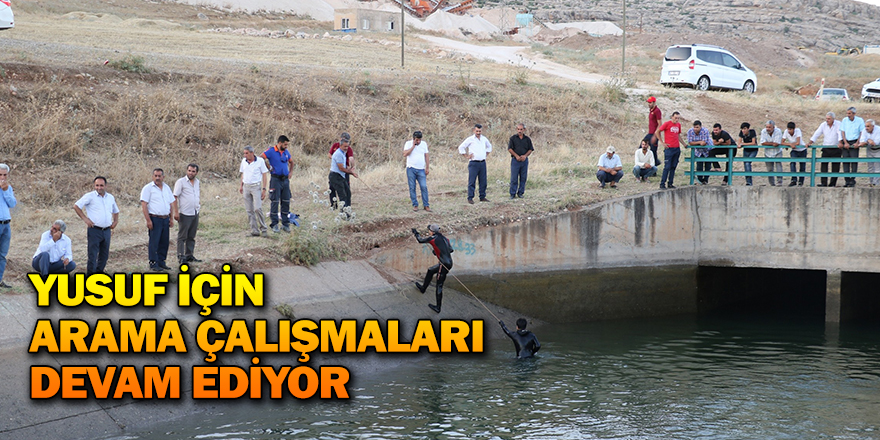 14 kilometrelik su kanalında son nokta da tarandı Yusuf’tan yine iz yok
