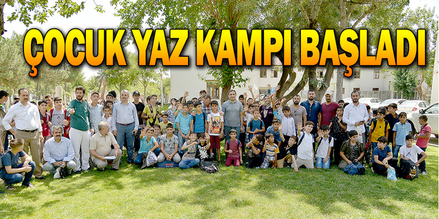 ÇOCUK YAZ KAMPI BAŞLADI