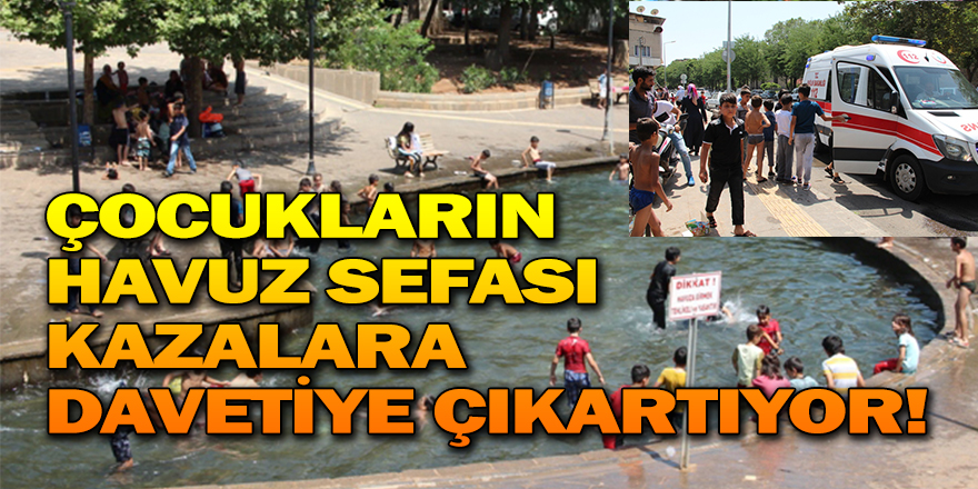 Havuz sefası hastanede bitti