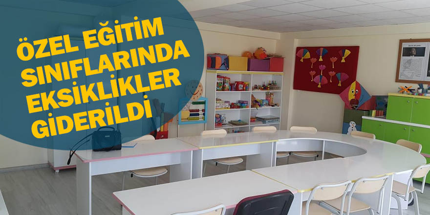 İlçedeki okullardaki eksikliler giderildi