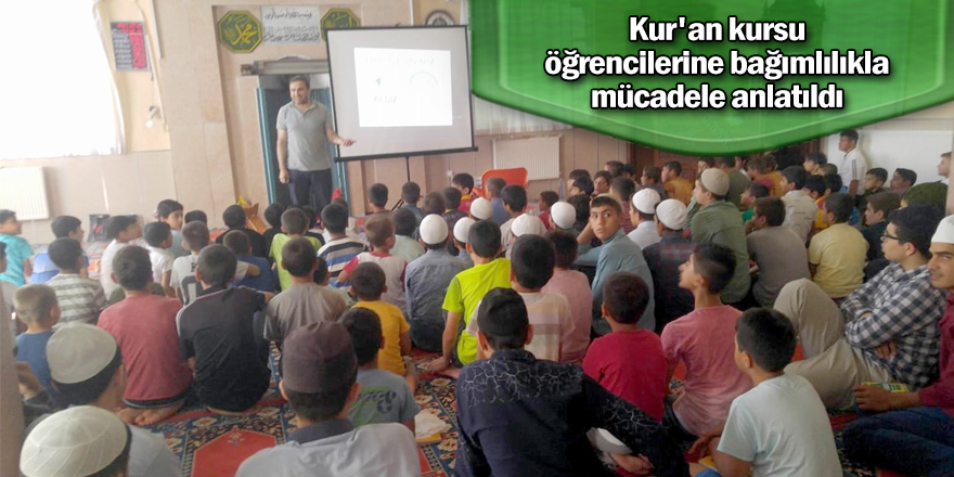 "Bağımlılıkla mücadele" konulu eğitim