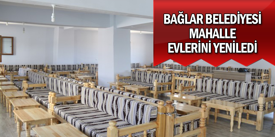 Mahalle evleri yenilendi