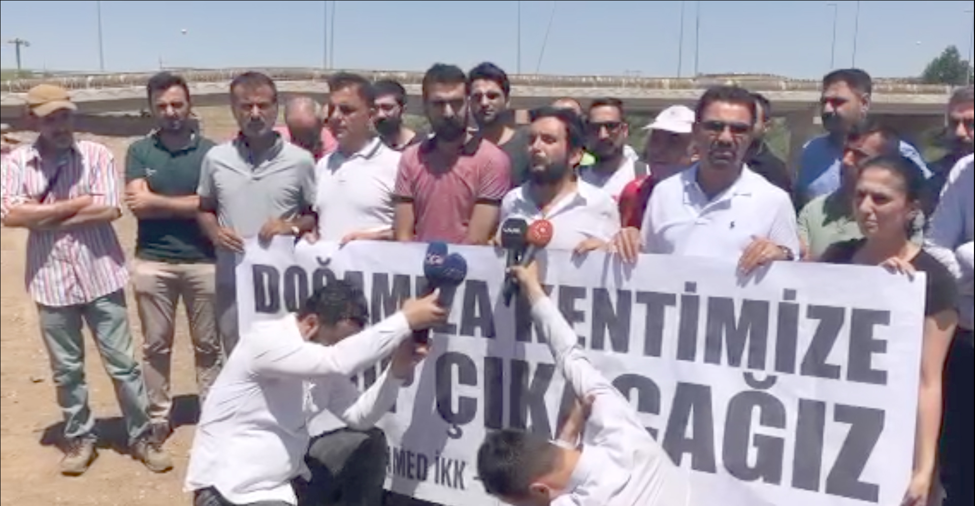 Canlı yayın... Dicle Nehrindeki tahribatlara ilişkin açıklama yapılıyor