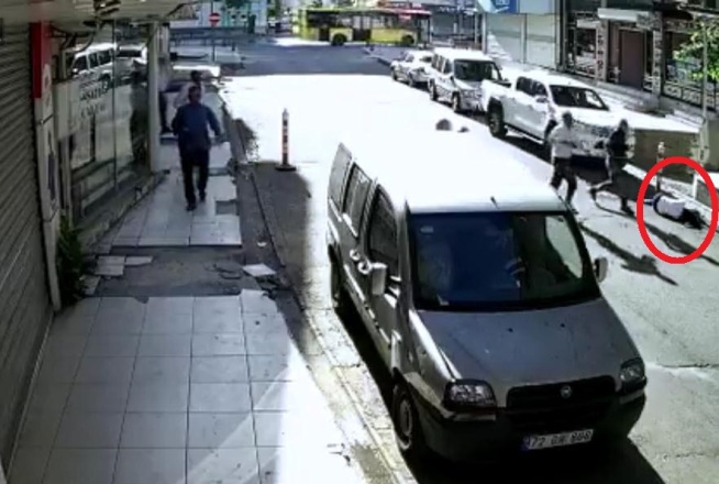 Kadın öğretmeni tekmeleyen motosikletli saldırgan yakalandı