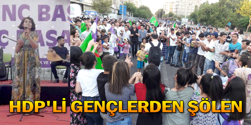 HDP'Lİ GENÇLERDEN ŞÖLEN