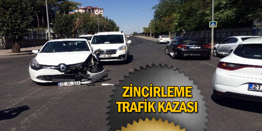 Diyarbakır’da zincirleme kaza