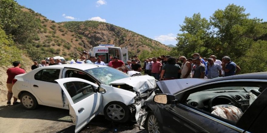 Tunceli’de trafik kazası: 1 ölü, 7 yaralı