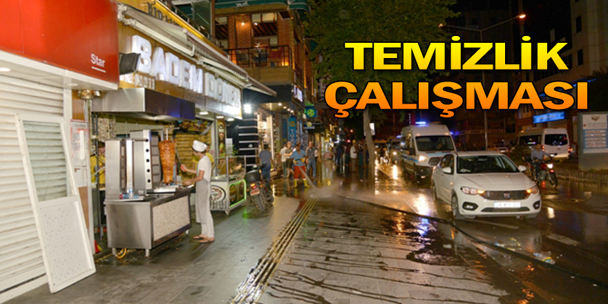 Temizlik çalışmaları devam edecek