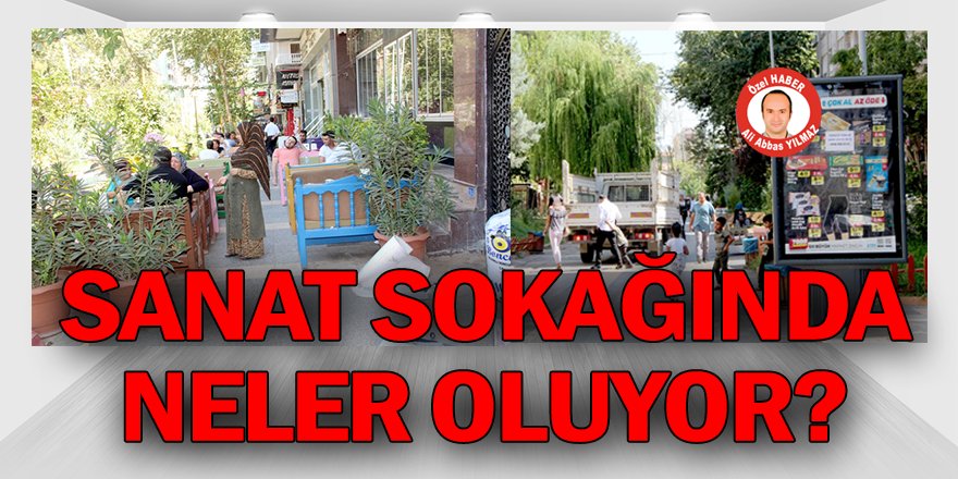 Sanat dışında her şey var bu sokakta!
