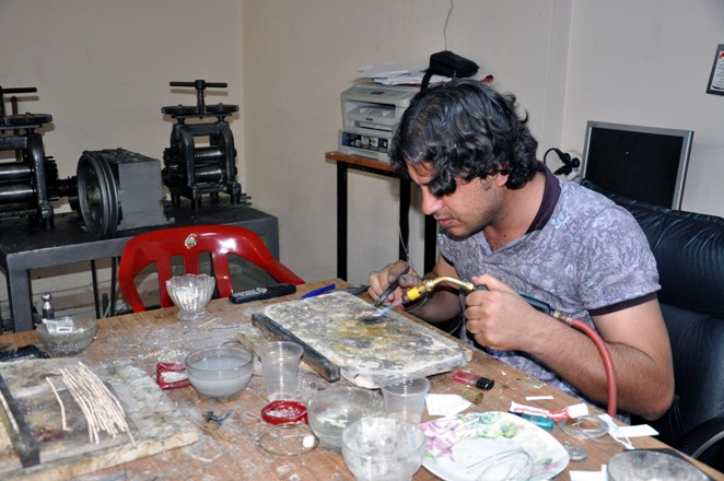 Telkari ustasından 1 Eylül'e özel tasarım