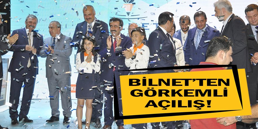 Görkemli açılış...