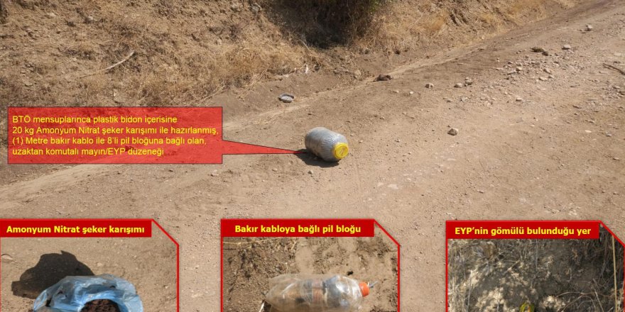 Uyuşturucu ve el yapımı patlayıcı düzeneği ile geçirildi