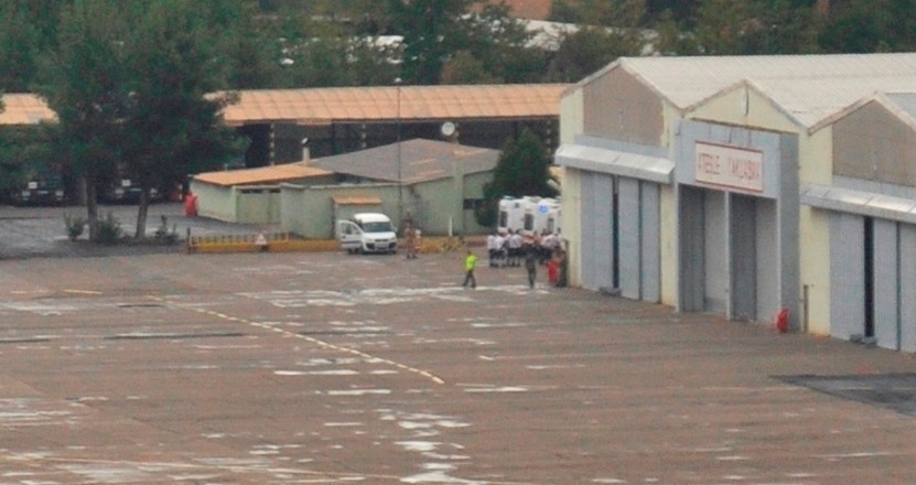 Operasyona giden zırhlı araç kaza yaptı