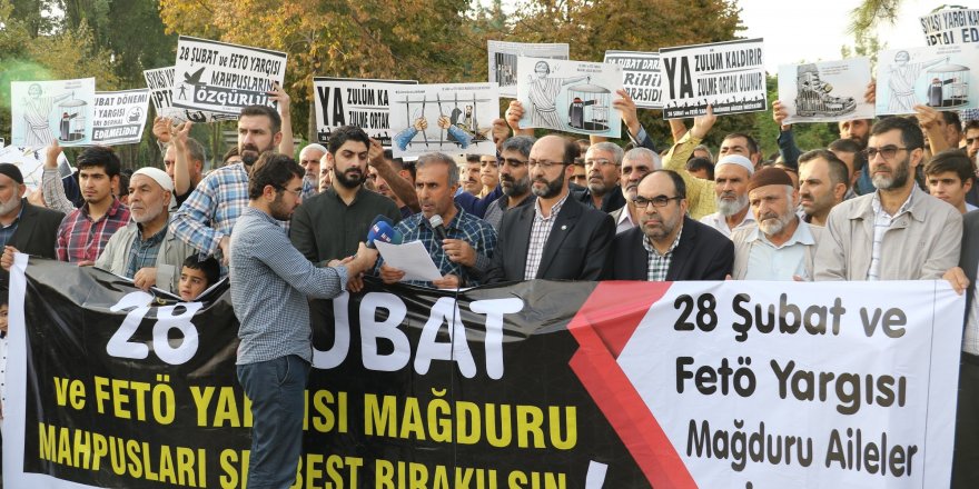 Diyarbakır’da 28 Şubat ve FETÖ mağdurlarına özgürlük talebi