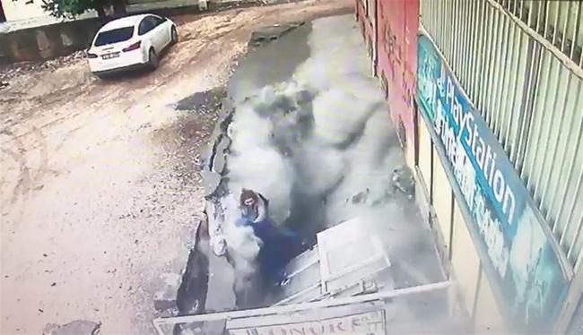 VİDEO- Diyarbakır'da akıl almaz bir olay yaşandı