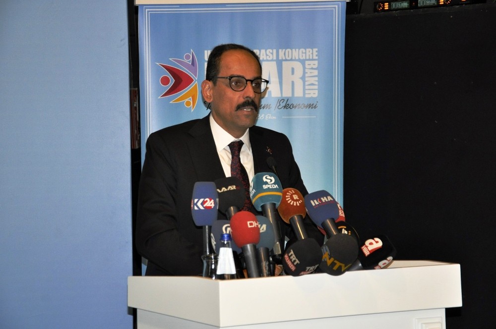 İbrahim Kalın'dan Diyarbakır'da İdlib açıklaması