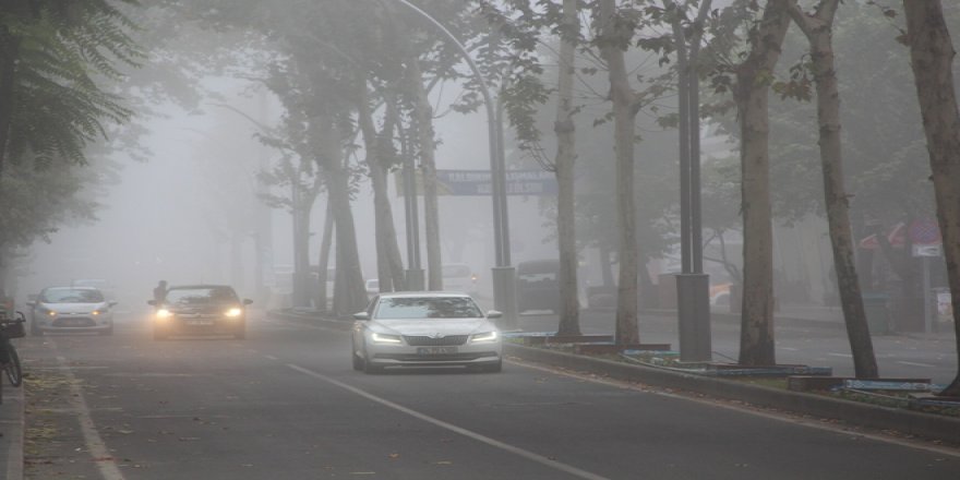 Diyarbakır güne sisle uyandı