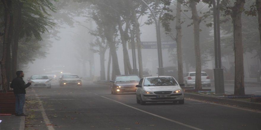 Diyarbakır'da hava ulaşımına sis engeli