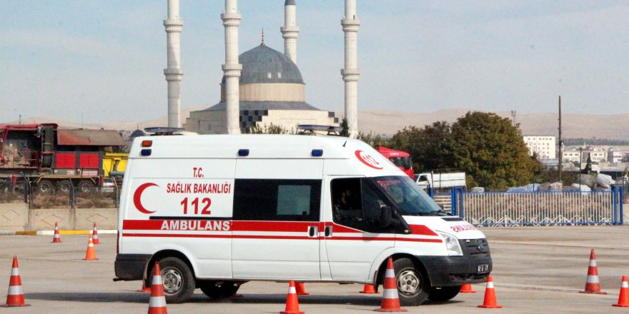 Şanlıurfa'da, ambulans şoförlerine ileri sürüş eğitimi