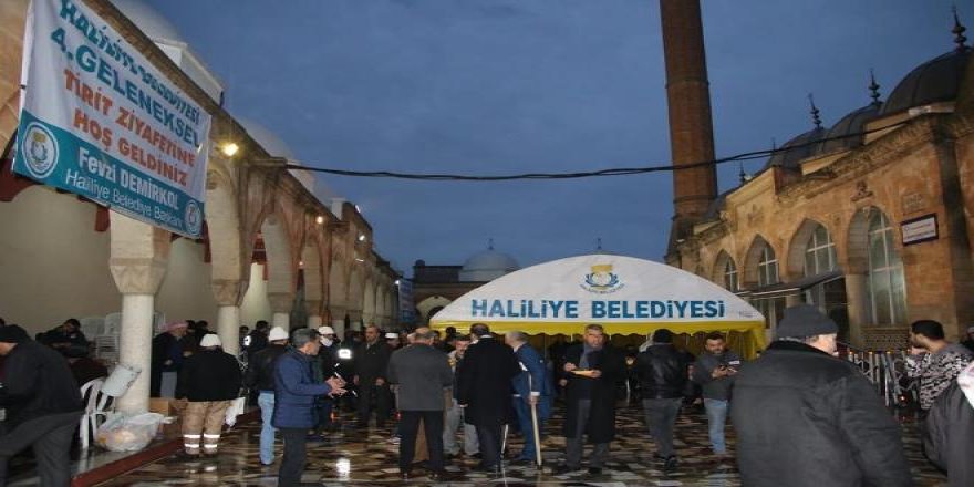 Şanlıurfa'da tirit ziyafeti