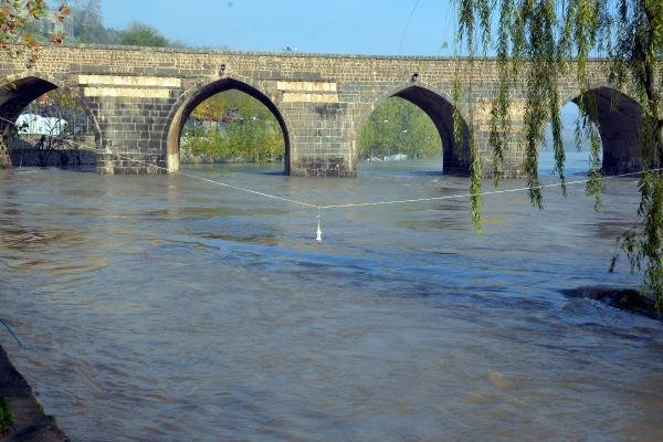 VİDEO- Dicle Nehri'nde Su Seviyesi Azaldı, Tehlike Sürüyor