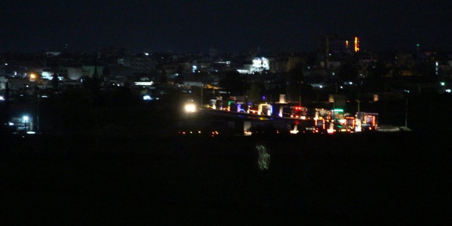 ABD'ye ait askeri konvoy hareket halinde görüntülendi