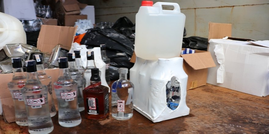 Diyarbakır'da kaçak içki operasyonu