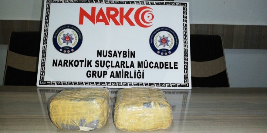 Mardin'de uyuşturucu operasyonu