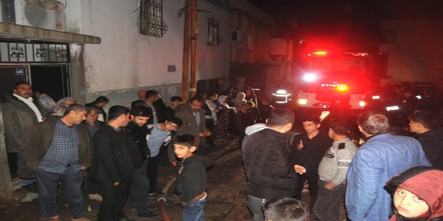 Cizre'de ev yangını