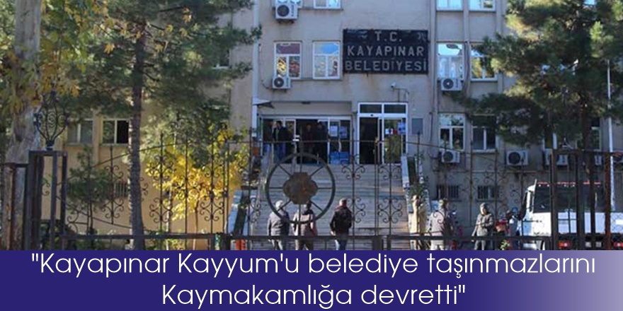 HDP'li adaylar: Kayyum Belediye mallarını kaymakamlığa verdi