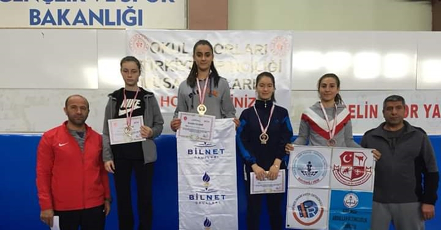 Bilnetli sporcu Türkiye şampiyonu