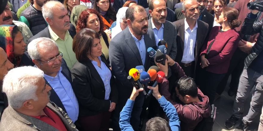 VİDEO - HDP’lilerden Ceylan’a destek, YSK’ya protesto