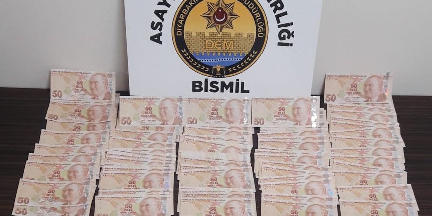 Diyarbakır'da sahte para operasyonu