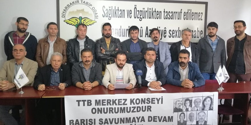 Amed Emek Demokrasi Platformu: TTB onurumuzdur 
