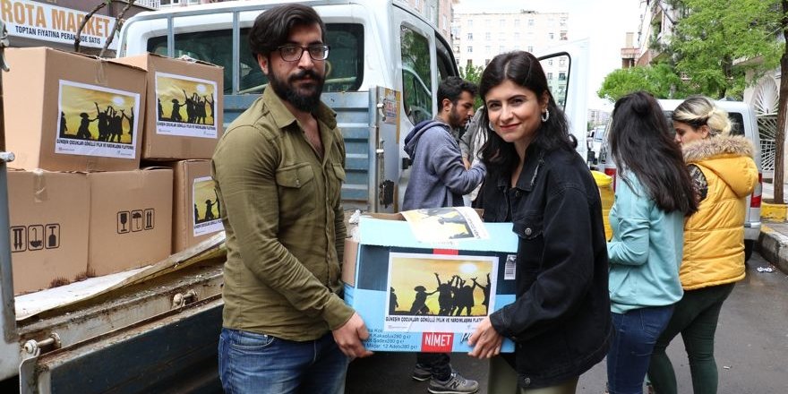 Diyarbakır’daki yardıma muhtaç ailelere destek