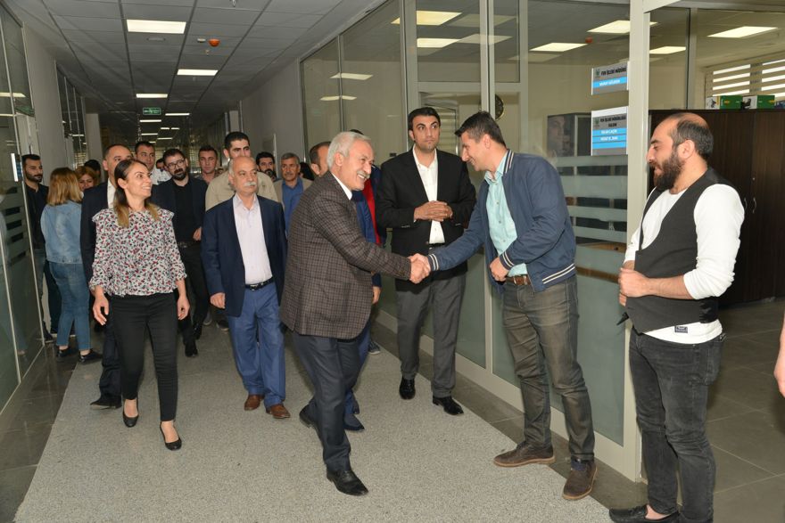 Mızraklı’dan ilçe belediye başkanlarına ziyaret