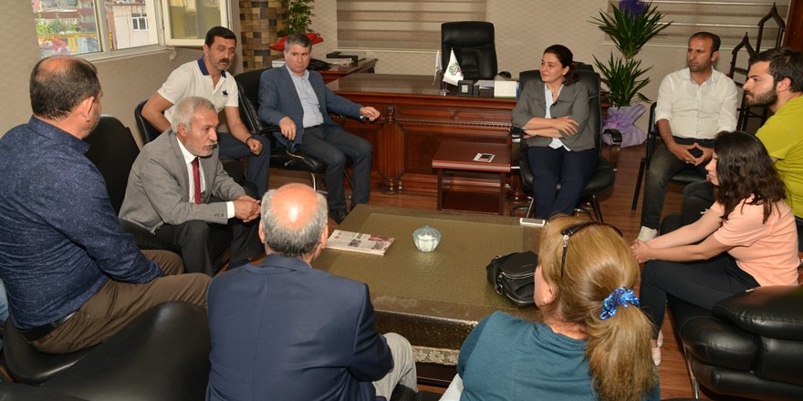 Mızraklı’dan HDP yeni il yönetimine ziyaret